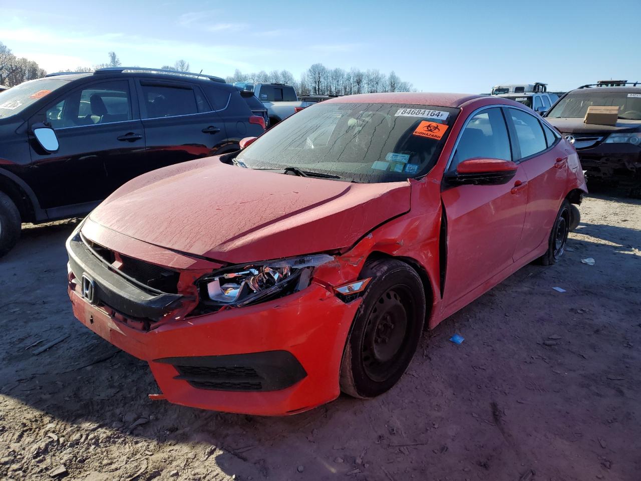 Lot #3033337866 2016 HONDA CIVIC LX