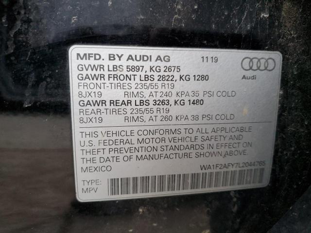 2020 AUDI Q5 E PREST WA1F2AFY7L2044765