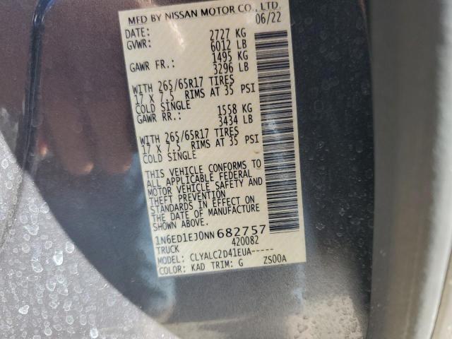 2022 NISSAN FRONTIER S - 1N6ED1EJ0NN682757