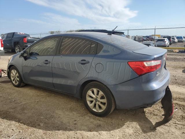 KIA RIO EX 2016 blue sedan 4d gas KNADN4A35G6626716 photo #3