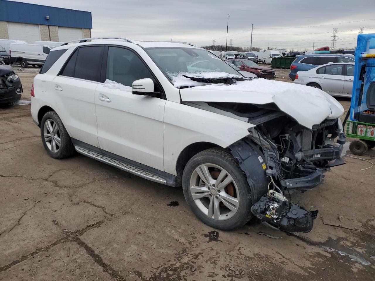 Lot #3034318110 2015 MERCEDES-BENZ ML 350 4MA