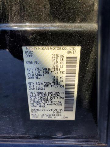 2018 NISSAN FRONTIER S - 1N6AD0FV0JN702039