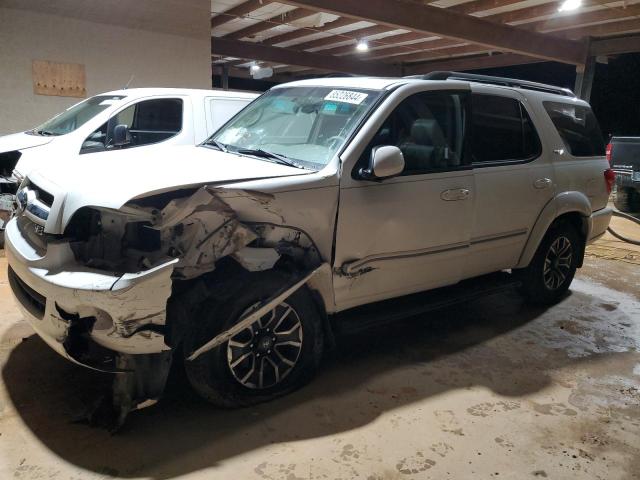 TOYOTA SEQUOIA SR 2006 white  gas 5TDZT34A06S267342 photo #1