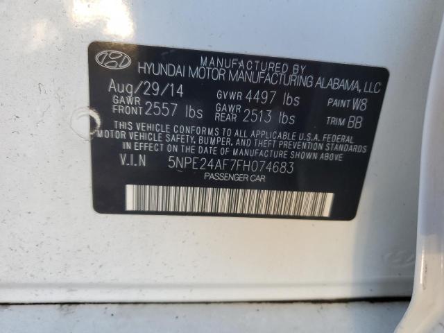 2015 HYUNDAI SONATA SE - 5NPE24AF7FH074683