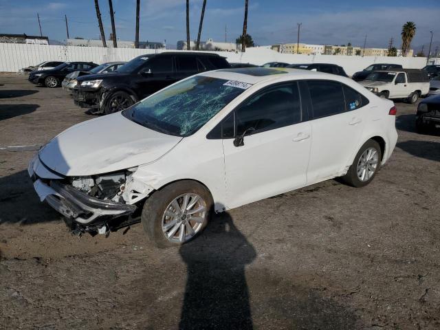 TOYOTA COROLLA LE 2023 white  hybrid engine JTDBCMFE9P3014319 photo #1