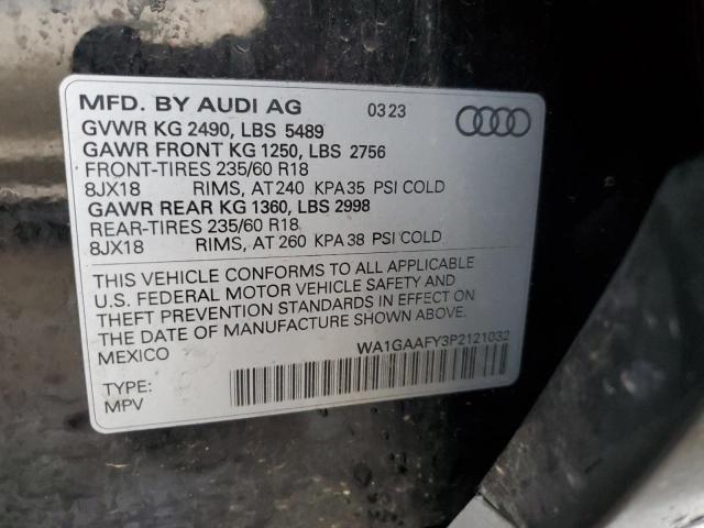 VIN WA1GAAFY3P2121032 2023 AUDI Q5 no.14