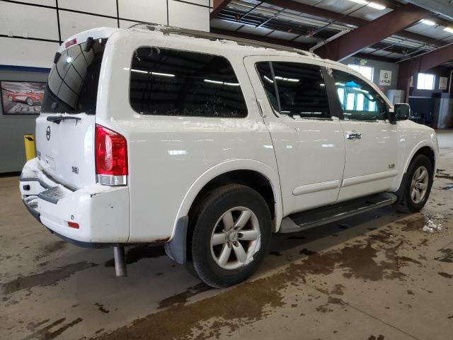 NISSAN ARMADA 2008 white  gas 5N1AA08C28N618303 photo #4