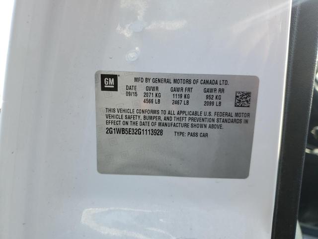 2016 CHEVROLET IMPALA LIM - 2G1WB5E32G1113928
