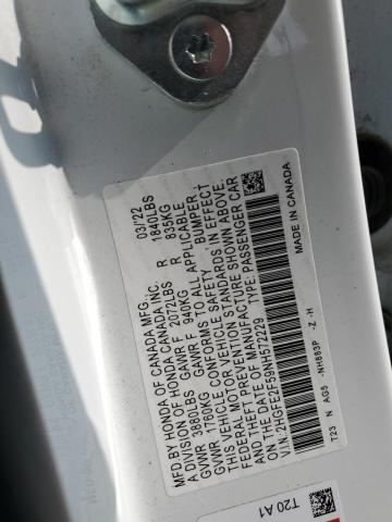 2022 HONDA CIVIC SPOR - 2HGFE2F59NH572229