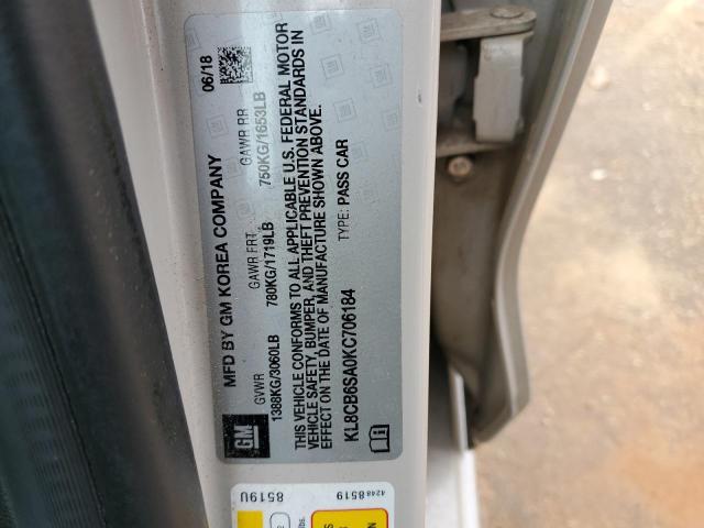 2019 CHEVROLET SPARK LS - KL8CB6SA0KC706184
