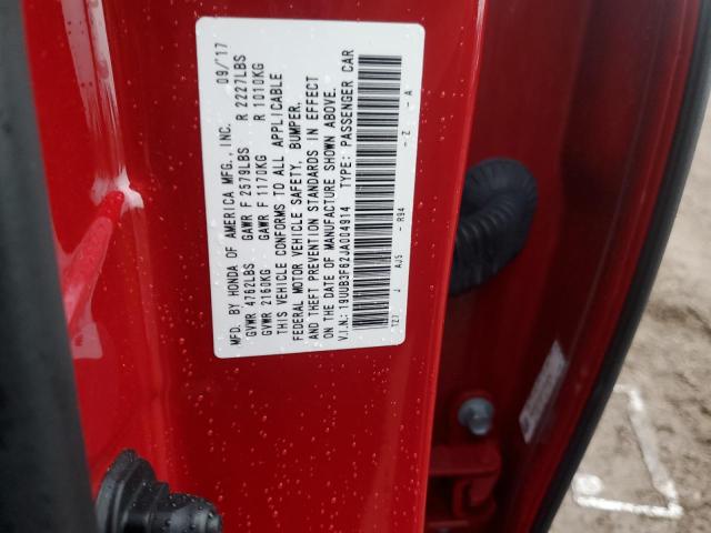 2018 ACURA TLX TECH+A - 19UUB3F62JA004914