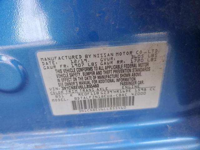 2020 NISSAN VERSA SV - 3N1CN8EV6LL855460