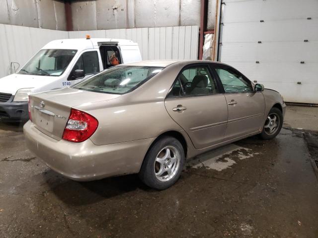 TOYOTA CAMRY LE 2002 tan  gas 4T1BE32K72U547963 photo #4