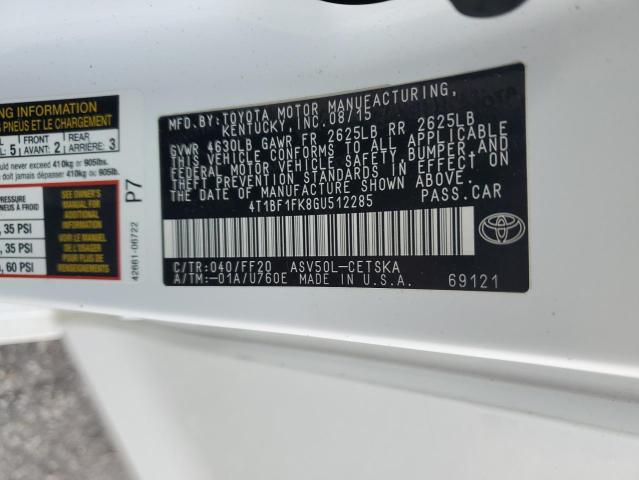 2016 TOYOTA CAMRY LE - 4T1BF1FK8GU512285