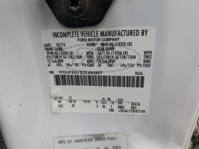 VIN 1FDUF5GY2DEA93827 2013 FORD F550 no.12