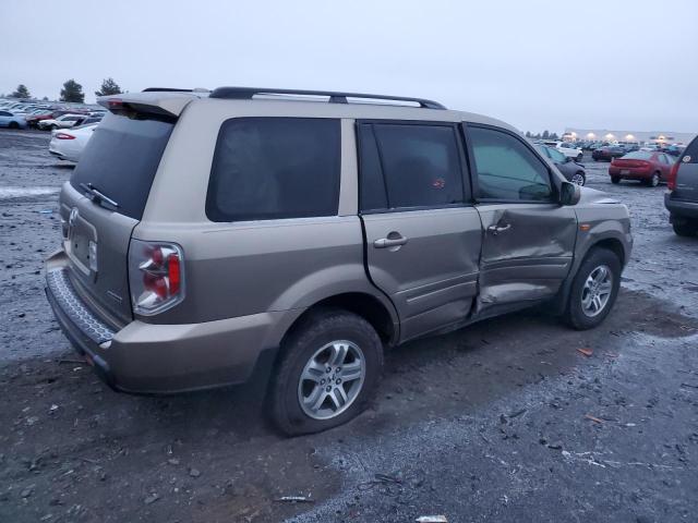 HONDA PILOT EXL 2008 gold  gas 5FNYF18568B010830 photo #4