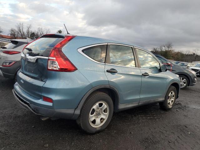 HONDA CR-V LX 2015 blue  gas 2HKRM3H31FH547348 photo #4