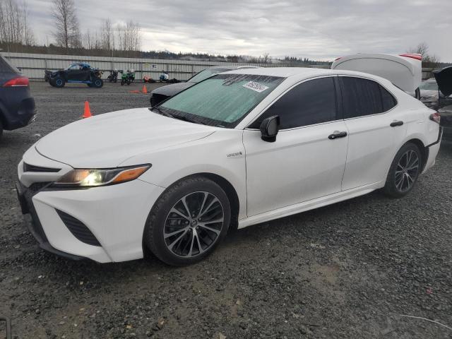 TOYOTA CAMRY SE 2020 white  hybrid engine 4T1G31AK0LU528996 photo #1