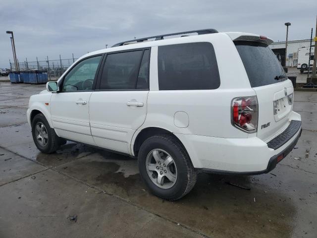 HONDA PILOT EX 2006 white  gas 5FNYF28586B015109 photo #3