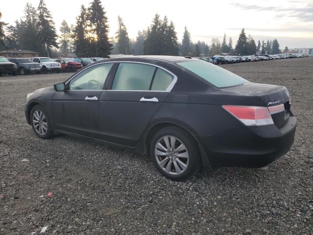 HONDA ACCORD EXL 2011 black  gas 1HGCP3F83BA014576 photo #3