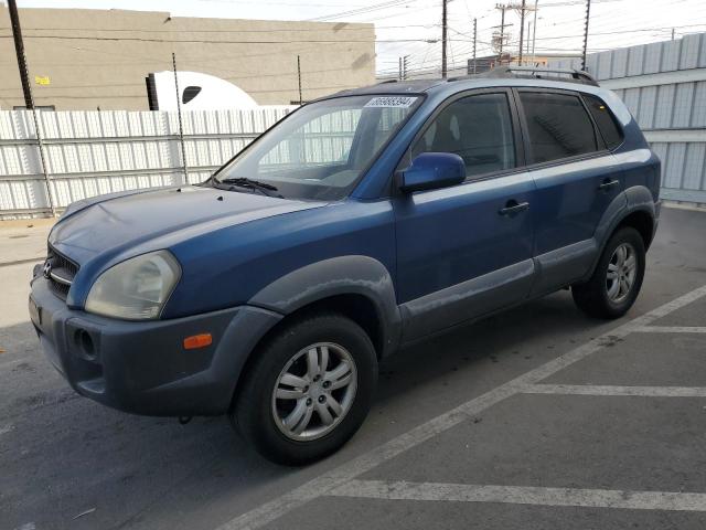 HYUNDAI TUCSON SE 2008 blue 4dr spor gas KM8JN72D78U877132 photo #1