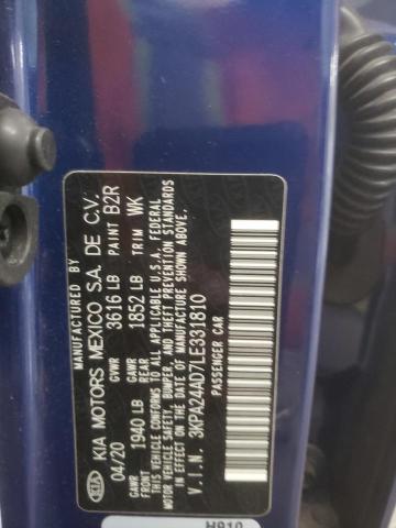 2020 KIA RIO LX - 3KPA24AD7LE331810