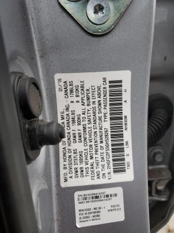 2016 HONDA CIVIC LX - 2HGFC2F55GH528267
