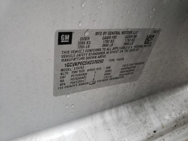2017 CHEVROLET SILVERADO - 1GCVKPEC5HZ376292