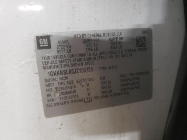 2018 GMC ACADIA SLE - 1GKKNSLA5JZ108724