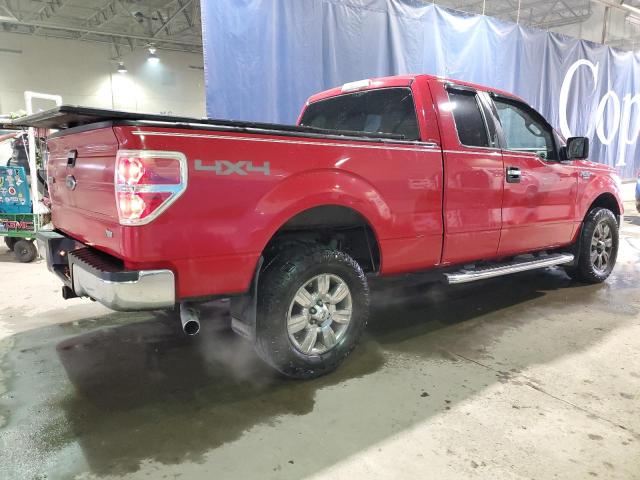 FORD F150 XLT 2010 red  flexible fuel 1FTFX1EV1AFC70269 photo #4