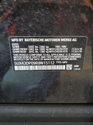 2024 BMW X3 SDRIVE3 - 5UX43DP09R9W15112