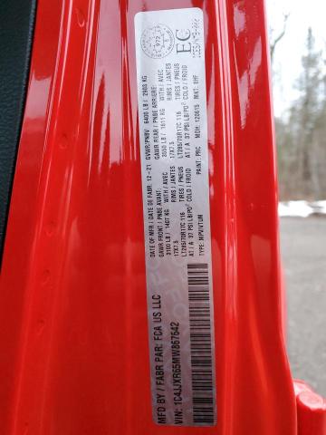 2021 JEEP WRANGLER U 1C4JJXR65MW867642