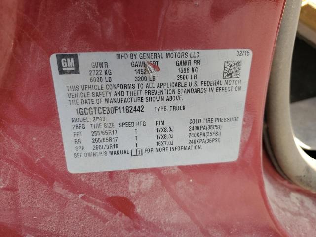 2015 CHEVROLET COLORADO Z - 1GCGTCE30F1182442