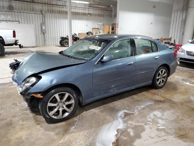 INFINITI G35 2005 blue  gas JNKCV51F45M309337 photo #1