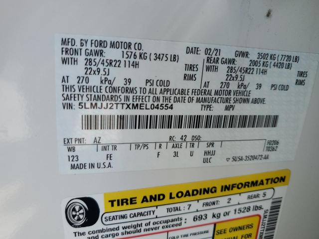 2021 LINCOLN NAVIGATOR - 5LMJJ2TTXMEL04554