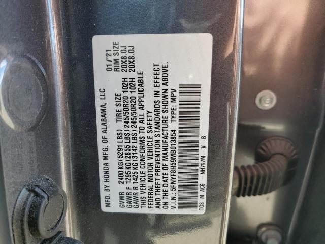 2021 HONDA PASSPORT E - 5FNYF8H59MB013854