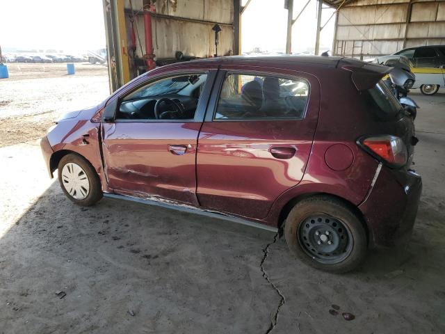 MITSUBISHI MIRAGE ES 2021 burgundy  gas ML32AUHJ9MH013446 photo #3