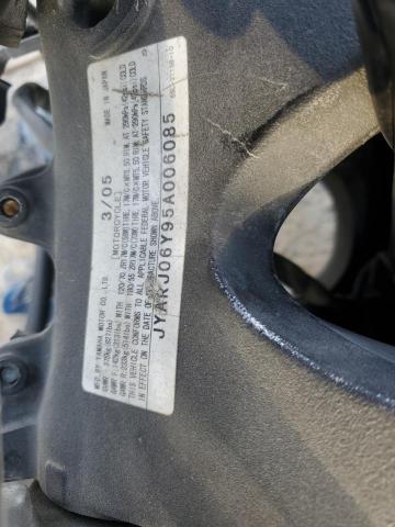 2005 YAMAHA YZFR6 SC JYARJ06Y95A006085