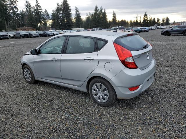 HYUNDAI ACCENT SE 2017 silver  gas KMHCT5AEXHU299704 photo #3