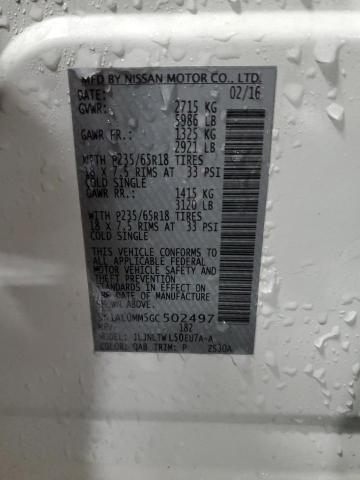 2016 INFINITI QX60 - 5N1AL0MM5GC502497