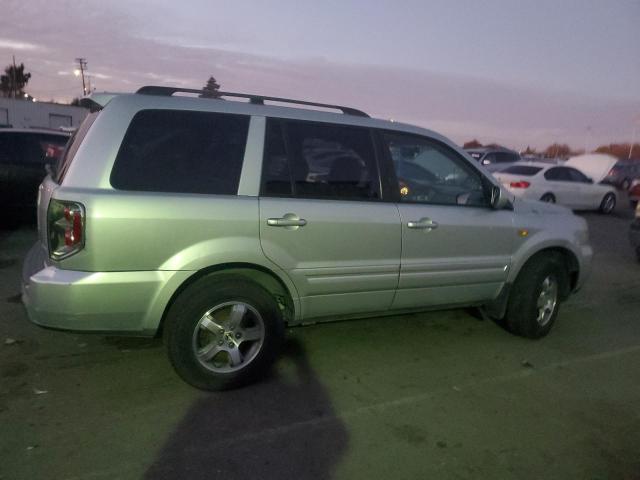 HONDA PILOT 2006 silver  gas 2HKYF18586H532650 photo #4