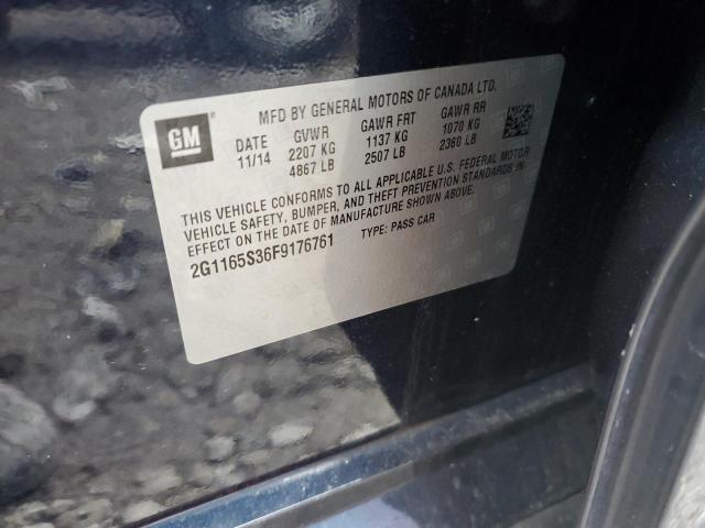 2015 CHEVROLET IMPALA LTZ - 2G1165S36F9176761