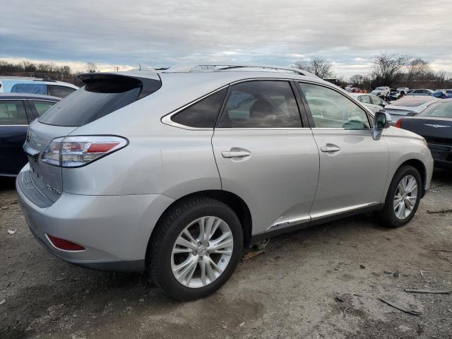 LEXUS RX 450H 2011 silver 4dr spor hybrid engine JTJBC1BA0B2040059 photo #4