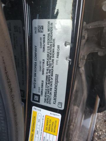 2022 CHEVROLET SPARK LS - KL8CB6SAXNC022022