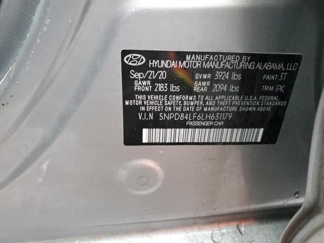 2020 HYUNDAI ELANTRA SE - 5NPD84LF6LH631179