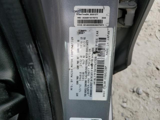 VIN JM1BL1TF3D1762308 2013 MAZDA 3 no.12