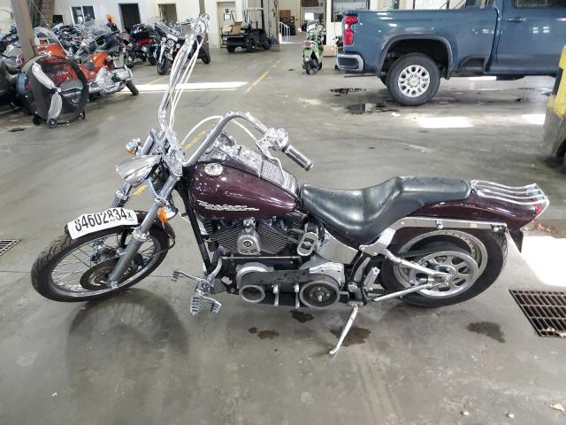 HARLEY-DAVIDSON FXSTBI 2005 maroon  gas 1HD1JAB125Y102288 photo #4