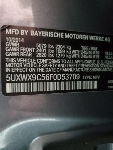 2015 BMW X3 XDRIVE2 - 5UXWX9C56F0D53709