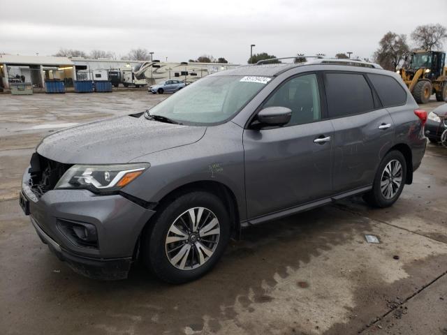 NISSAN PATHFINDER 2017 gray  gas 5N1DR2MM9HC604331 photo #1