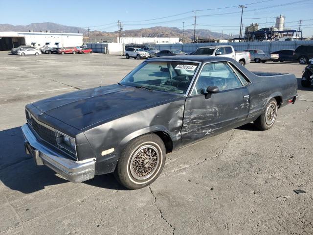 CHEVROLET EL CAMINO 1984 black pickup gas 1GCCW80H6ER181690 photo #1